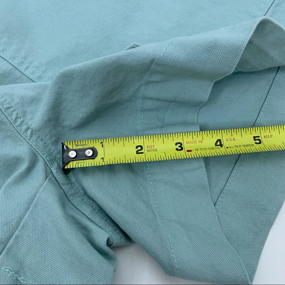 A New Day High Rise Mint Green Double Button Large Pocket Preppy Shorts Nwt - Picture 16 of 16